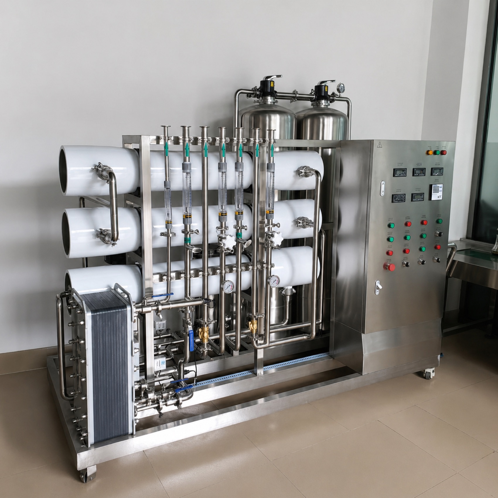 RO System with EDI Module / 反渗透系统+EDI模块